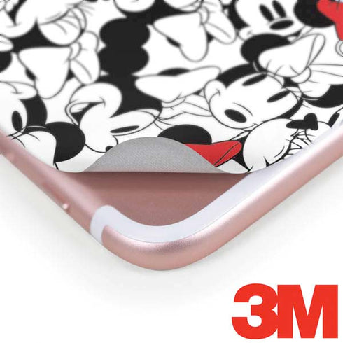 Disney Minnie Mouse Red Color Pop Face Pattern iPhone 8 Plus Skin